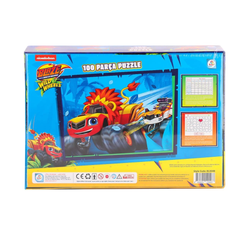 BL0048 Blaze Monster Machines 100 Parça Puzzle BL0048 Blaze Monster Machines 100 Parça Puzzle