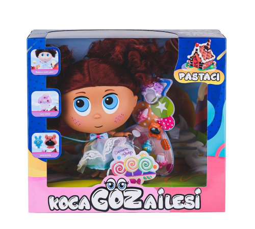 BLD328 Koca Göz Ailesi Pastacı Kız -Birliktoys BLD328 Koca Göz Ailesi Pastacı Kız -Birliktoys