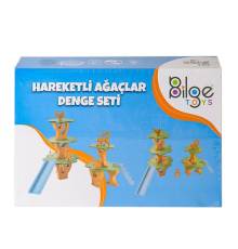 BLG-101 Ahşap Hareketli Ağaçlar Denge Seti