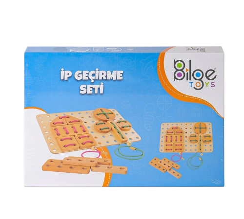 BLG-111 Ahşap İp Geçirme Oyun Seti BLG-111 Ahşap İp Geçirme Oyun Seti