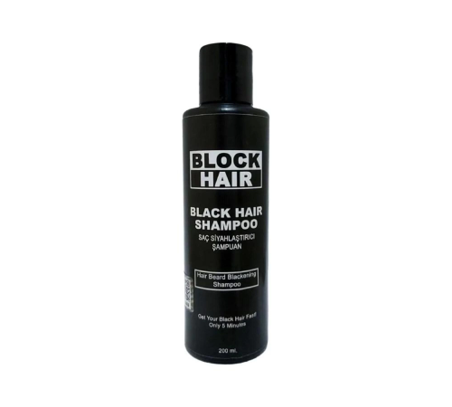 Block Hair Saç Koyulaştırıcı Siyahlaştırıcı Bakım Şampuanı 200ml Block Hair Saç Koyulaştırıcı Siyahlaştırıcı Bakım Şampuanı 200ml