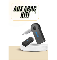 Bluetooth Araç Kiti Aux Çıkışlı  Telefon Müzik Alıcı Tüm Cihazlara Uyumlu