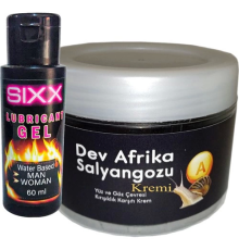 Etkili Giant -Ksıxx:24 Dev Afrika Salyangozu Yaşlànma Kàrşıtı 100 ml Krem + Sıxx Bay Bayan Iubricent Krem 60ML