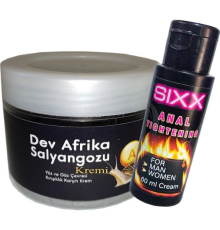 Etkili Giant )Ksıxx:27 Anti-Aging 100ML Dev Afrika Salyangozu Kremi Ayrıca + Sıxx Annaı Tighteninning Krem 60 ml