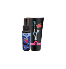 Etkili Machoman 60 ml Erkek Zaman Spreyi + Maxi Size Erkek Özel Yeri Boyutlandırıcı Krem