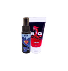 Etkili Machoman 60 ml Erkek Zaman Spreyi + Yanında 1 Tane Biglover 60 ml Erkek Özel Yeri Boyut Şekillendirici Krem