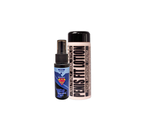 Etkili Machoman 60 ml Erkek Zaman Spreyi + Yanında 1 Tane Fitlotion 200 ml Erkek Özel Yeri Boyut Şekillendirici Krem