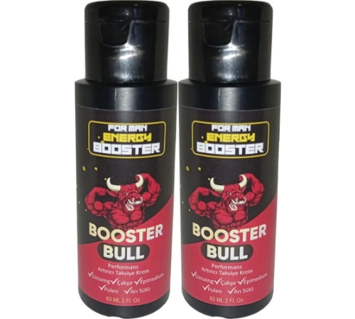 Booster Bull 2 Tane Erkeklere Özel Yüksek Hızlı Aktivasyon Kremi 60 ml - 2 Adet 60 ml LFMYN120 Booster Bull 2 Tane Erkeklere Özel Yüksek Hızlı Aktivasyon Kremi 60 ml - 2 Adet 60 ml LFMYN120