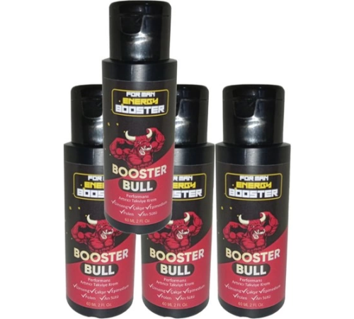 Booster Bull 4 Tane Erkeklere Özel Krem 60 ml - 4 Adet 60 ml