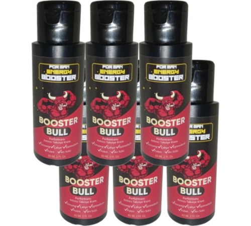 Booster Bull 6 Tane Birden Erkeklere Özel Krem 60 ml - 6 Adet 60 ml SNMYN124 Booster Bull 6 Tane Birden Erkeklere Özel Krem 60 ml - 6 Adet 60 ml SNMYN124