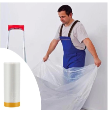 Boya Badana Eşya Koruma Hışır Örtüsü 280cm x 15 mt  Yapışkanlı Hışır Örtü