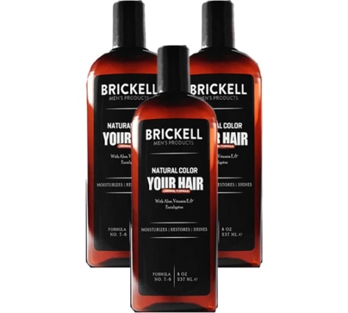 Brickell Antiwhite TVIPOF-92-4:0336 Erkeklere 3Adet Beyazlaşmış Saç Sakal Şampuanı 237 ml