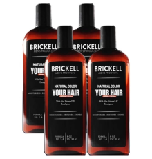 Brickell Erkeklere Özel Birckell GIZEY-92-2:0364 4Adet 237 ml Beyazlara Saç Sakal Şampuanı Antiwhite