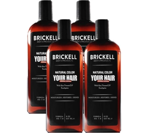 Brickell Erkeklere Özel Birckell RIVERR-92-3:0364 4Adet 237 ml Beyazlara Saç Sakal Şampuanı Antiwhite