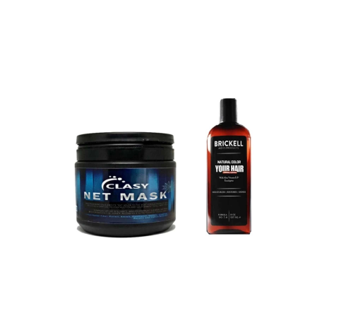 Brickell Saçta Beyazlık Giderici Bakım Şampuanı 237 ml/Clasy Net Mask Dolgun için Maske 450 ml Brickell Saçta Beyazlık Giderici Bakım Şampuanı 237 ml/Clasy Net Mask Dolgun için Maske 450 ml