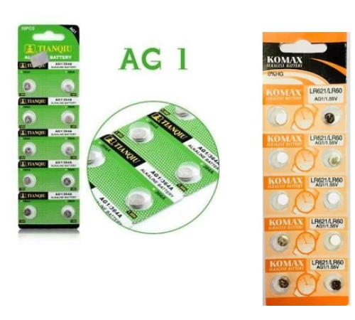 Buton Pil - Saat Lazer Hesap Makinesi Pili 10lu Paket AG1 LR621/LR60 1.55V (336336) Buton Pil - Saat Lazer Hesap Makinesi Pili 10lu Paket AG1 LR621/LR60 1.55V (336336)