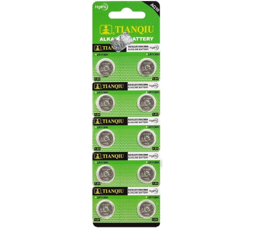 Buton Pil - Saat Lazer Hesap Makinesi Pili 10lu Paket AG10 - LR1130H - 389A -1.55V (336336) Buton Pil - Saat Lazer Hesap Makinesi Pili 10lu Paket AG10 - LR1130H - 389A -1.55V (336336)