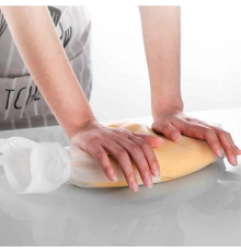 Büyük  Hamur Torbası  Silikon Şeffaf Hamur Yoğurma Torbası Ekmek Makarna Mantı  Hamuru Kolay