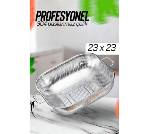 BX 23 cm Kevgir Süzgeç 304 Paslanmaz Çelik