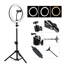 BX AKSESUAR 14 İNÇ SELFİE IŞIĞI 3 RENK + 2.1 METRE TRİPOD SI02