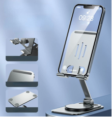 BX AKSESUAR 360° DÖNEBİLEN MASAÜSTÜ METAL TELEFON STANDI MCTT19