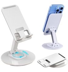 BX AKSESUAR METAL 360° DÖNEBİLEN KATLANIR TELEFON VE TABLET STANDI MCTT13