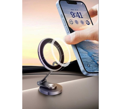 BX AKSESUAR MİNİ 360° OYNAR BAŞLIK MAGSAFE METAL ARAÇ İÇİ TELEFON TUTUCU AT19