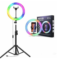 BX AKSESUAR MJ26 10 İNÇ RGB SELFİE IŞIĞI + 2.1 METRE TRİPOD SI03