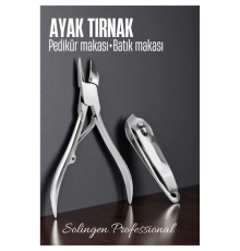 BX Ayak Tırnak Makası Batık Tırnak Makas Seti Pedikür Tırnak Makası Merys Solingen