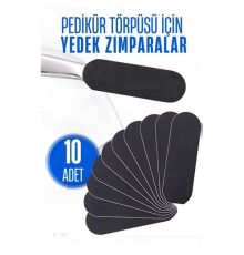 BX Ayak Törpü Yedeği Yapışkanlı Törpü Zımparası Pedikür Törpü Yedeği 10 ADET