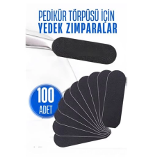 BX Ayak Törpü Yedeği Yapışkanlı Törpü Zımparası Pedikür Törpü Yedeği 100 ADET