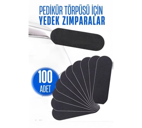 BX Ayak Törpü Yedeği Yapışkanlı Törpü Zımparası Pedikür Törpü Yedeği 100 ADET BX Ayak Törpü Yedeği Yapışkanlı Törpü Zımparası Pedikür Törpü Yedeği 100 ADET