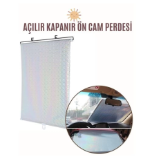 BX Aynalı Yansıtıcılı Açılır Kapanır Ön Cam Perdesi