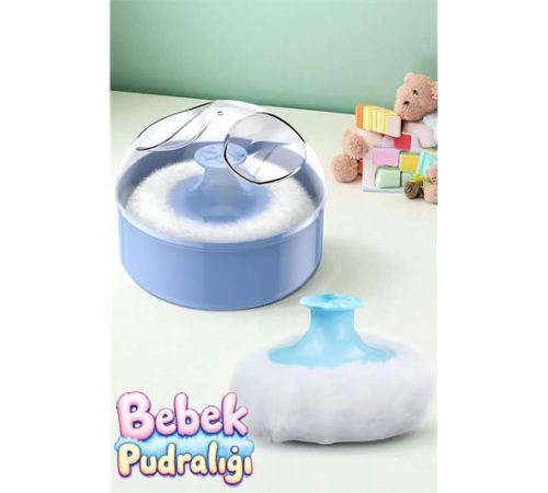 BX Bebek Pudralığı -  Puff Pudralık - Bebek Pudrası Pufu