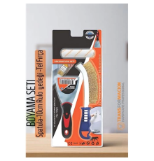 BX Boyama Seti - Spatula-10cm Rulo  yedeği -Tel Fırça