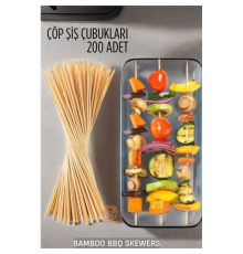 BX Çöp Şiş İkram Çubukları Bamb 200 ADET
