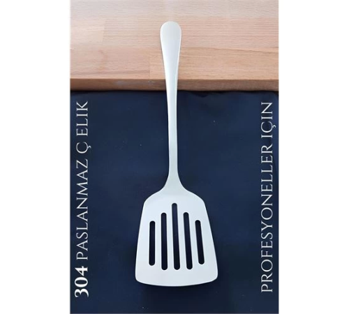 BX Delikli Servis Spatulası 304 Paslanmaz Profesyonel BX Delikli Servis Spatulası 304 Paslanmaz Profesyonel