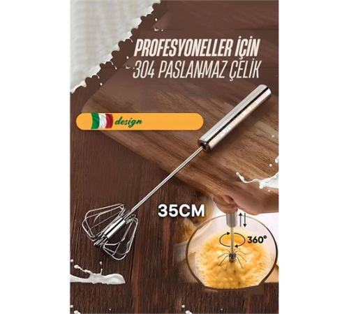 BX Dönerli Çırpıcı 304 Paslanmaz Çelik Yumurta Çırpıcı BX Dönerli Çırpıcı 304 Paslanmaz Çelik Yumurta Çırpıcı