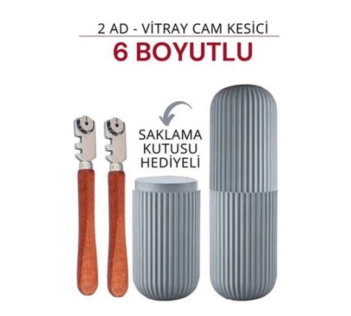 BX Elmas Cam Kesici - Kalem Tipi Cam Kesici Cam Kesme Elması 2 Lİ KUTULU