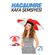 BX Hac Umre Kafa Şemsiyesi Güneş Koruma Şemsiyesi 2 adet 1