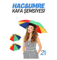 BX Hac Umre Kafa Şemsiyesi Güneş Koruma Şemsiyesi 2 adet