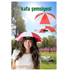 BX Kafa Şemsiyesi Güneş Koruma Şemsiyesi Relax Eller Serbest 4 Mevsim Kafa Şemsiyesi