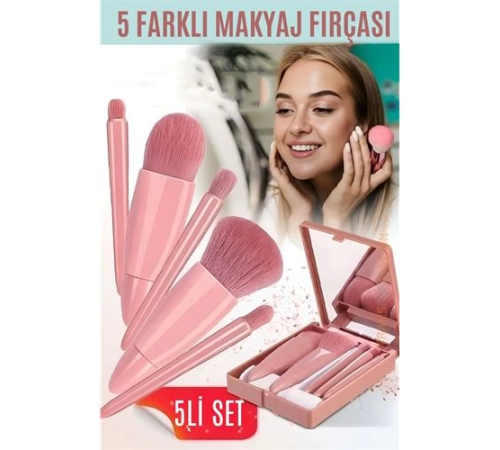 BX Makyaj Fırça Kiti Aynalı ve Kutulu Profesyonel Makyaj Kiti BX Makyaj Fırça Kiti Aynalı ve Kutulu Profesyonel Makyaj Kiti