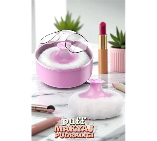 BX Makyaj Pudralığı - Puff Pudralık - Makyaj Pudrası Pufu BX Makyaj Pudralığı - Puff Pudralık - Makyaj Pudrası Pufu