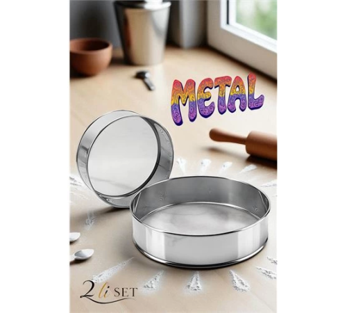 BX Metal Un Eleği 15 ve 24 cm 2 li SET