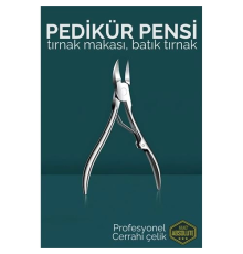 BX Pedikür Makası - Tırnak Makası - Batık Tırnak Makası Profesyonel Cerrahi Çelik