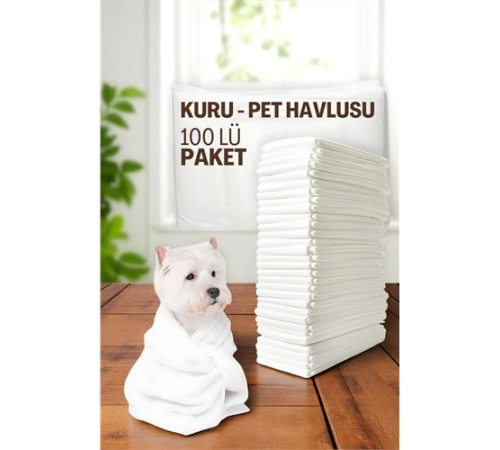 BX Pet Havlusu - Kedi Köpek Banyo Havlusu Tek Kullanımlık Kuru Havlu 40X80 CM 100 Adet BX Pet Havlusu - Kedi Köpek Banyo Havlusu Tek Kullanımlık Kuru Havlu 40X80 CM 100 Adet