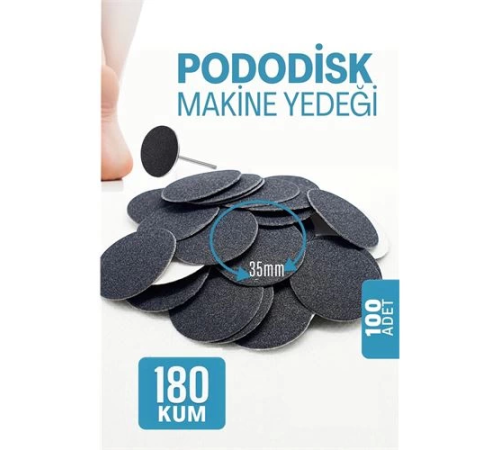 BX Pododisk - Nasır Sökücü Pedikür Makinesi Yedek Pedler 100 ADET