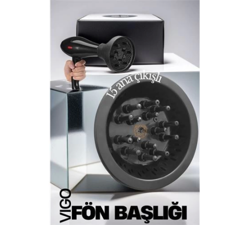 BX Profesyonel Fön Için Difüzör Vigo Başlık 719410 BX Profesyonel Fön Için Difüzör Vigo Başlık 719410