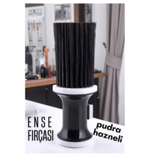 BX Pudra Hazneli Ense Fırçası Saç Temizleme Fırçası - Berber Temizlik Fırçası- Kuaför Berber Malzemesi
